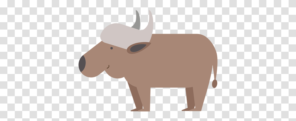 Svg Vector File Illustration Water Buffalo Vector, Mammal, Animal, Wildlife, Elephant Transparent Png