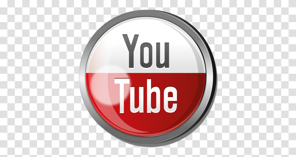 Svg Vector File Logo De Youtube Redondo, Symbol, Trademark, Text, Label Transparent Png