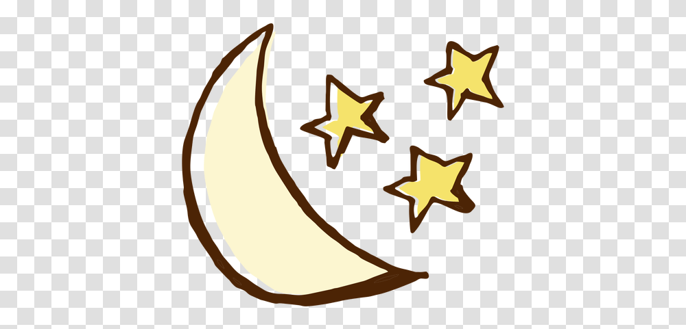 Svg Vector File Luna Y Estrellas Ilustracion, Star Symbol Transparent Png