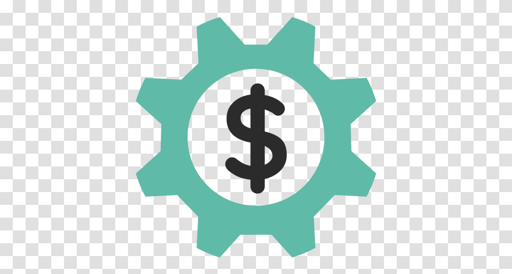 Svg Vector File Money Gear Icon, Machine, Cross, Symbol, Wheel Transparent Png
