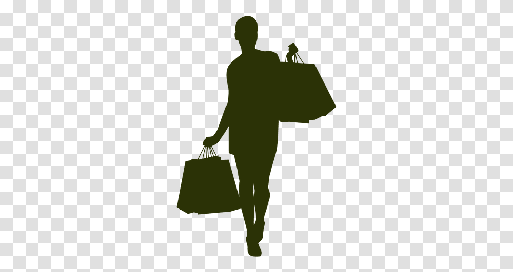 Svg Vector File Mulher Com Sacolas Shopping, Back, Silhouette, Bag, Photography Transparent Png
