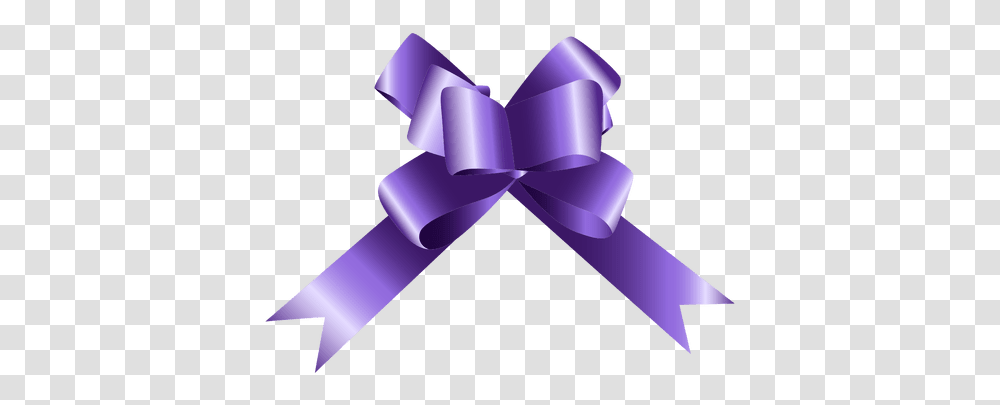 Svg Vector File Purple Gift Bow, Sash, Tape Transparent Png
