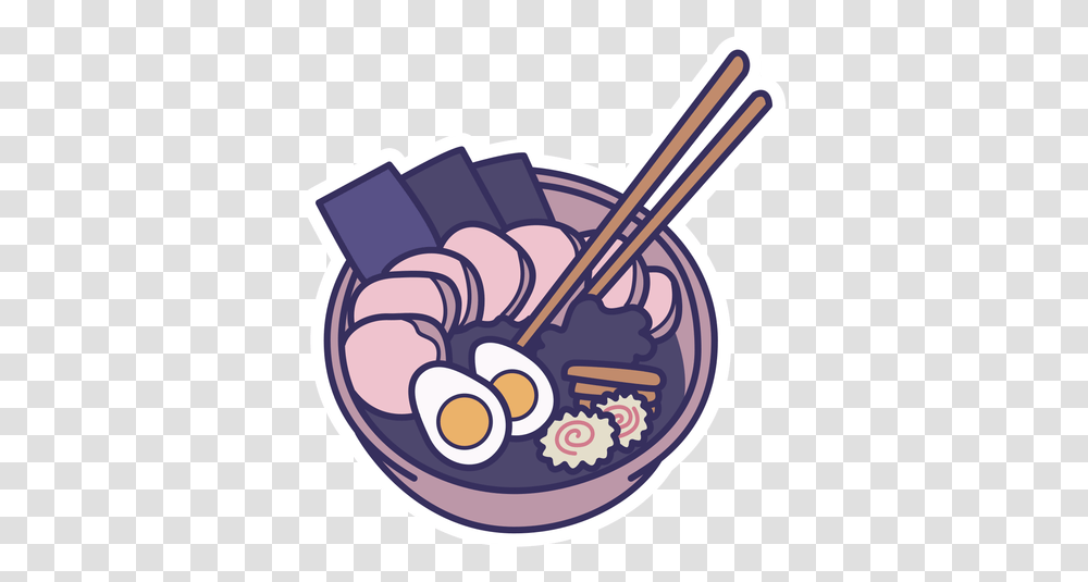 Svg Vector File Ramen, Bowl, Cutlery, Meal, Food Transparent Png