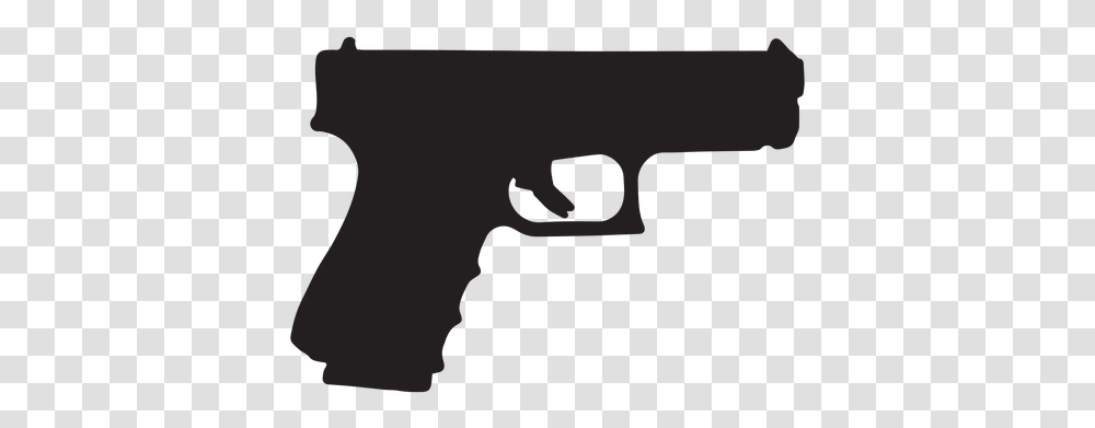 Svg Vector File Silhouette Glock Vector, Weapon, Weaponry, Gun, Handgun Transparent Png