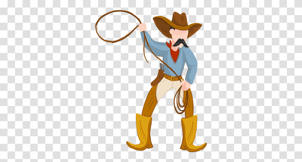 Svg Vector File Vaquero, Person, Human, Whip, Bow Transparent Png