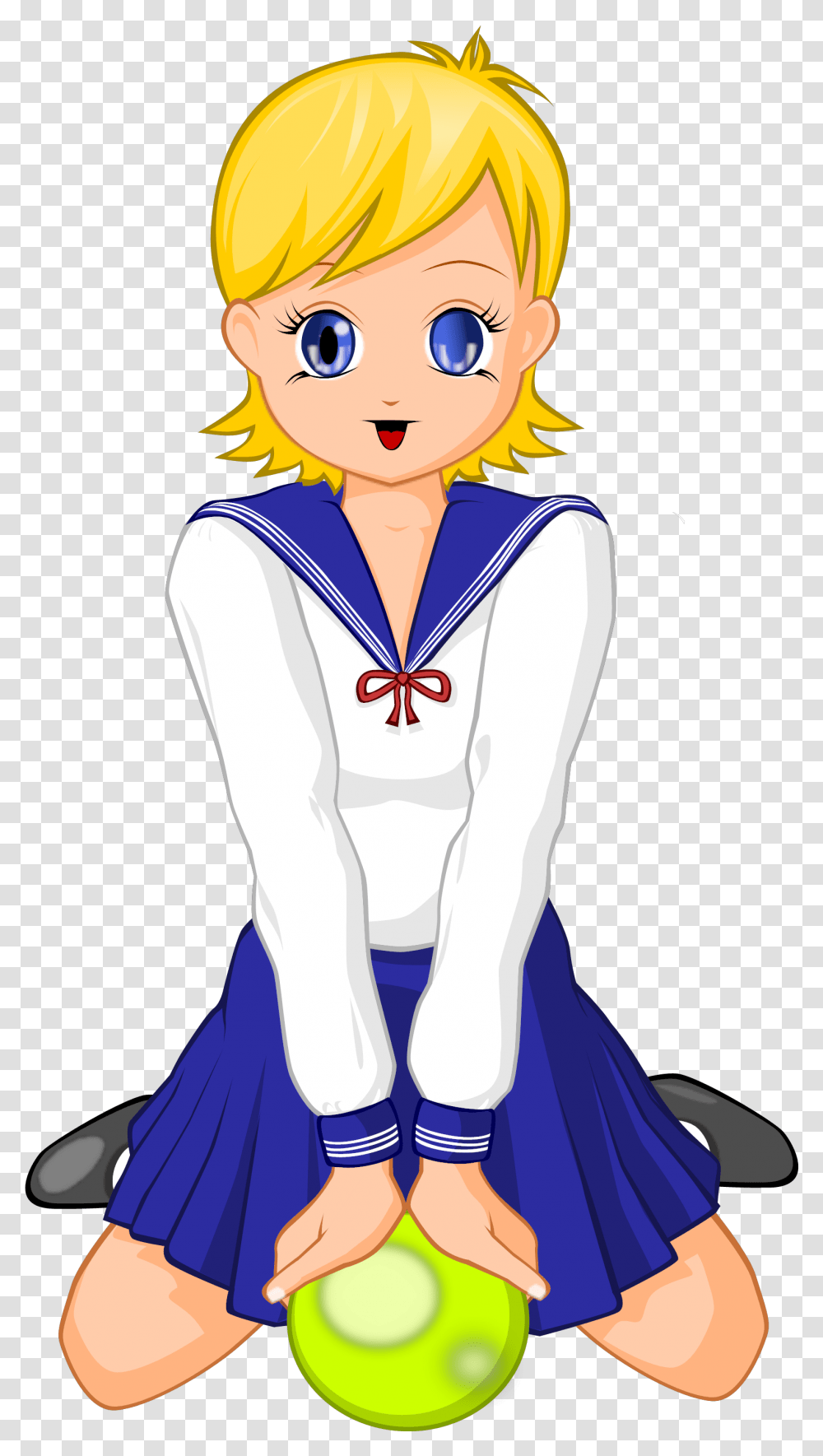 Svg Vector Girl Clip Art School Girl Pins In Anime, Person, Human, Sailor Suit, Female Transparent Png
