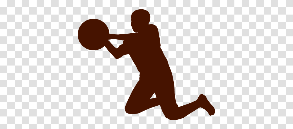 Svg Vector Jugando Basquet, Person, Human, Kneeling, Silhouette Transparent Png