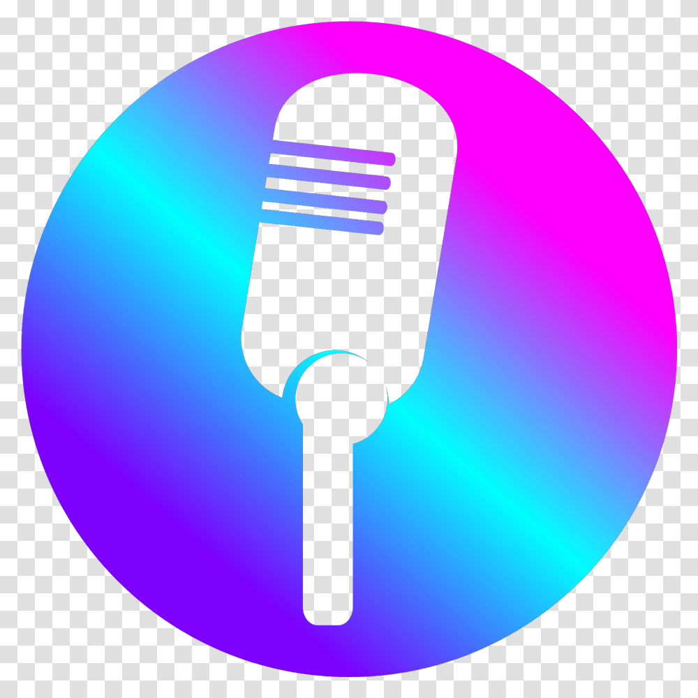 Svg Vector Microphone Clip Art Microphone Clip Art, Electronics, Purple, Light, Cutlery Transparent Png