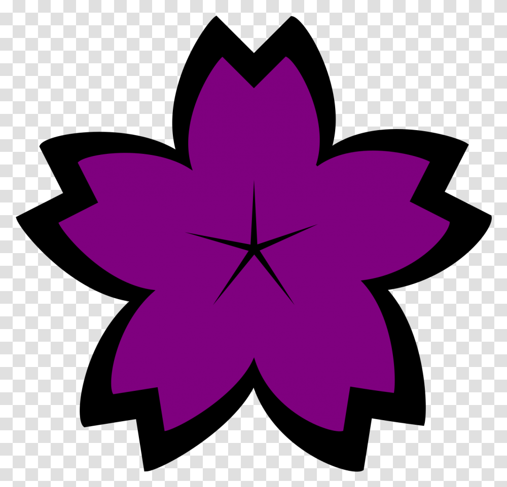 Svg Vector Sakura Clip Art Sakura Vector, Leaf, Plant, Symbol, Star Symbol Transparent Png