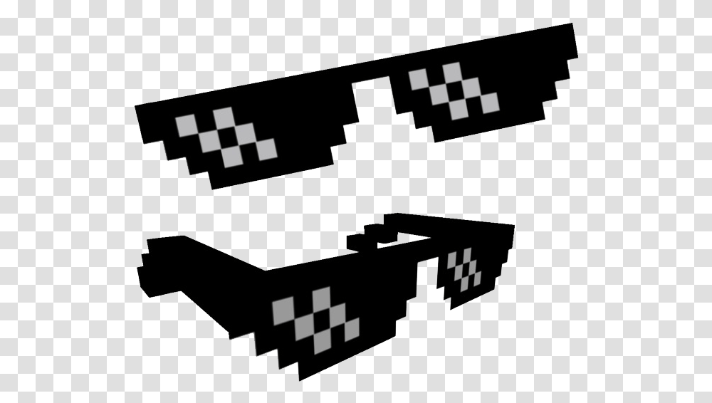 Swag Glasses Images Thug Life Glasses, Stencil, Pac Man Transparent Png