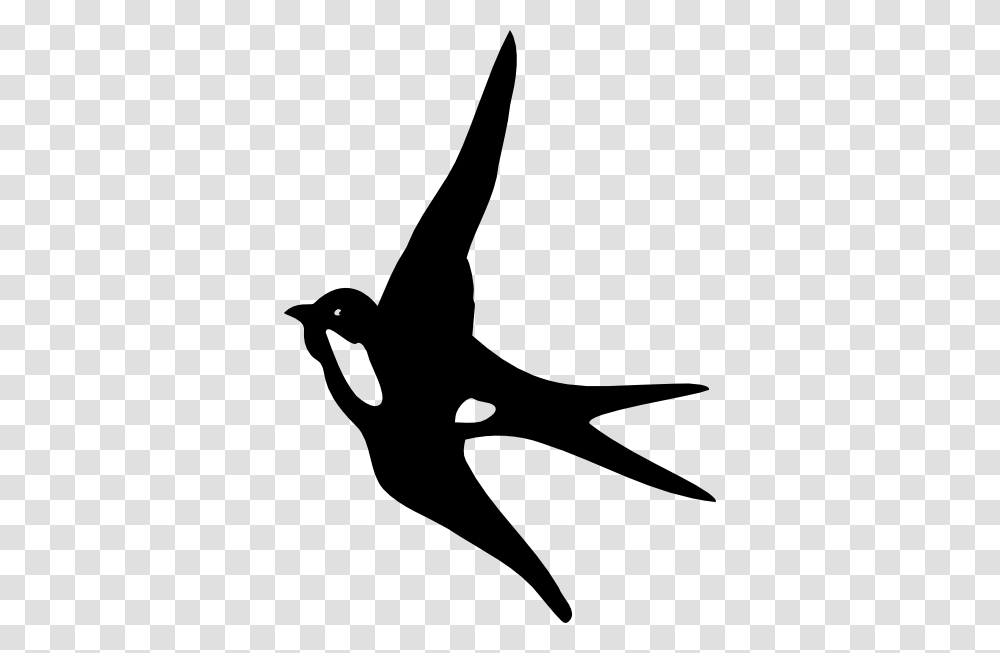 Swallow Clipart Black Bird, Silhouette, Stencil, Photography, Hammer Transparent Png