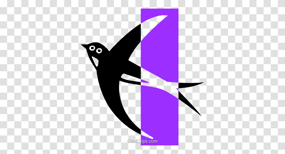 Swallow Royalty Free Vector Clip Art Illustration, Animal, Bird, Blackbird, Agelaius Transparent Png