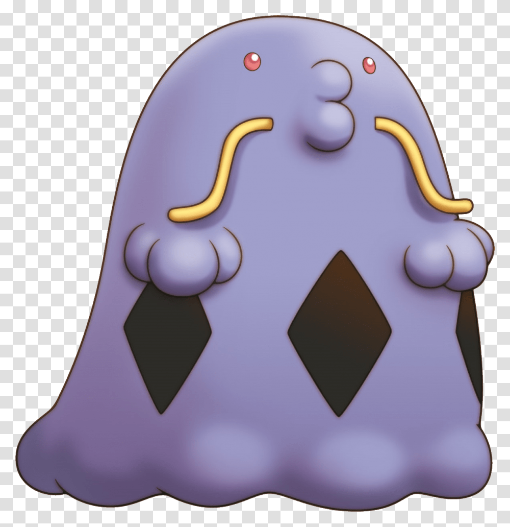 Swalot Pokemon Anime Pocketmonsters Ghost Pokemon With Mustache, Sweets, Food, Confectionery, Egg Transparent Png