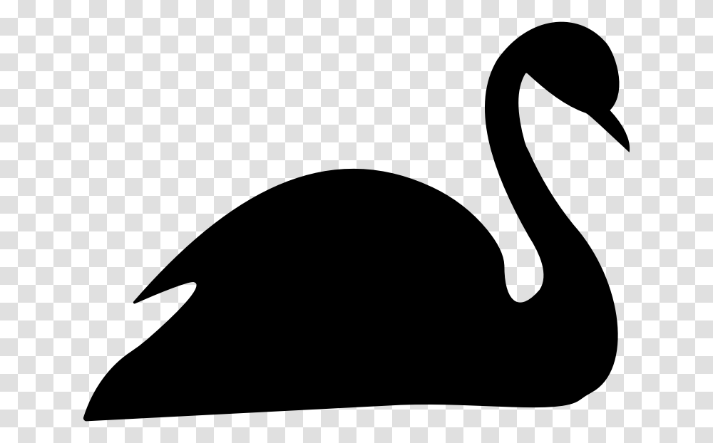 Swan Clipart Silhouette, Gray, World Of Warcraft Transparent Png