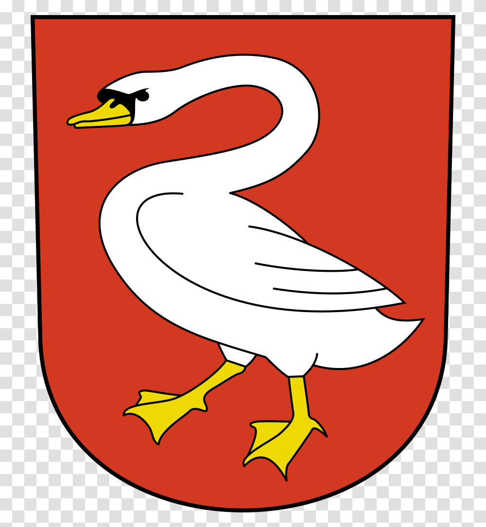 Swan Goose Coat Of Arms Svg Clip Arts Coat Of Arms With Swan, Animal, Bird, Duck, Flamingo Transparent Png