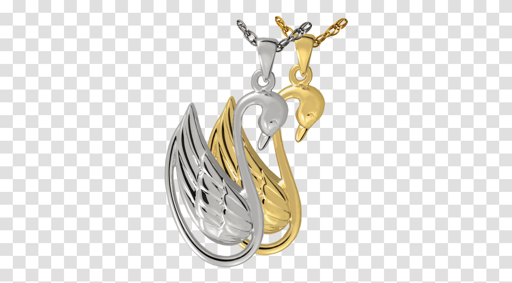 Swan Illustration, Pendant, Ivory Transparent Png