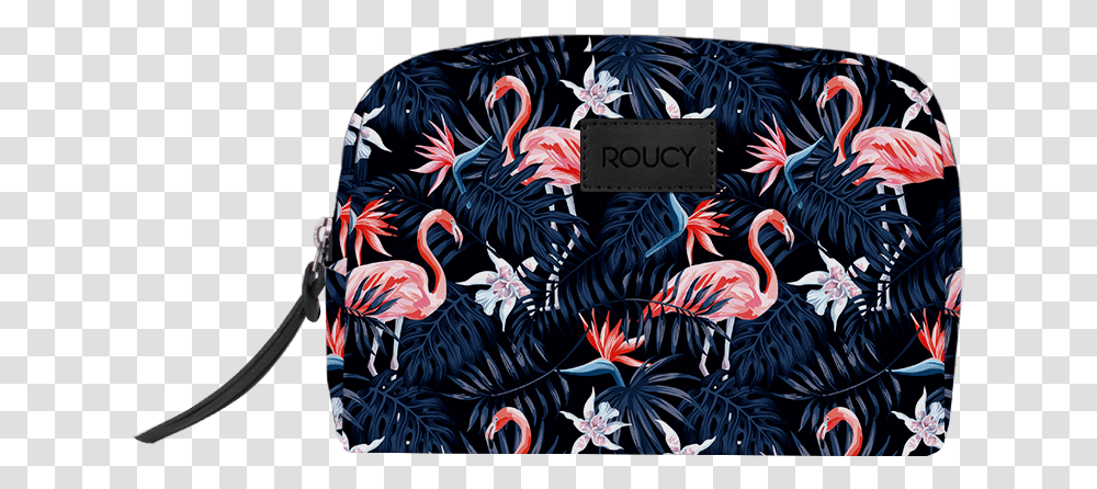 Swan In Bushes Toiletries Pouch Wallpaper, Floral Design, Pattern, Graphics, Art Transparent Png