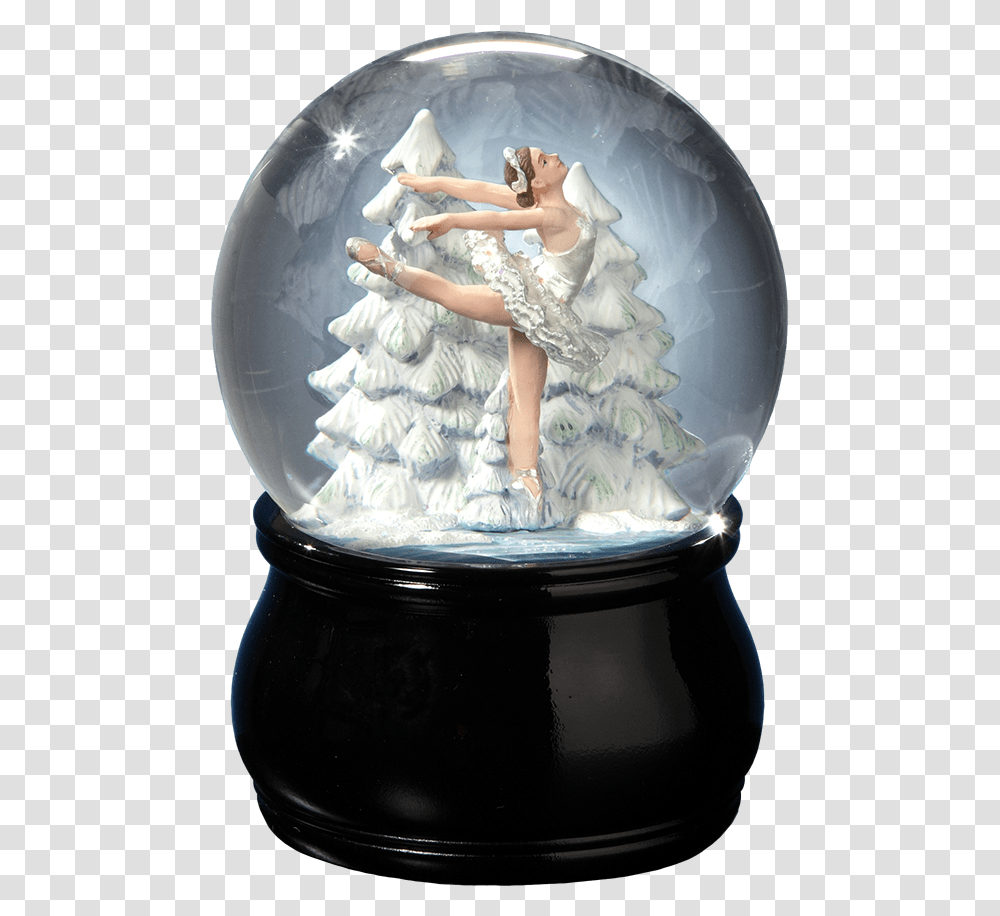 Swan Lake Snow Globe, Person, Leisure Activities, Dance Pose, Figurine Transparent Png