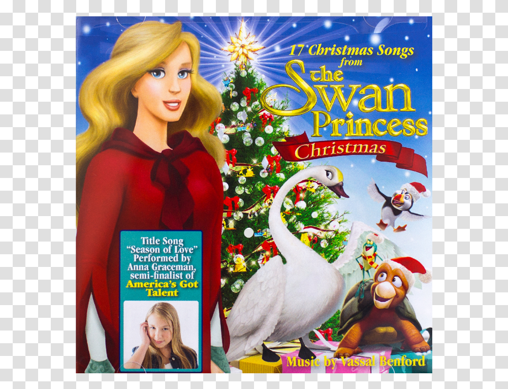 Swan Princess Christmas, Person, Tree, Plant, Bird Transparent Png