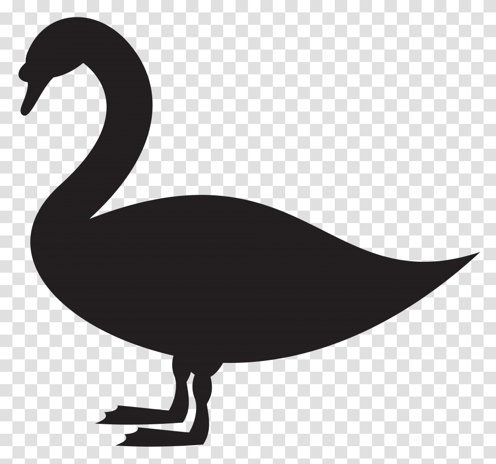 Swan Silhouette Clip Art, Logo, Word Transparent Png