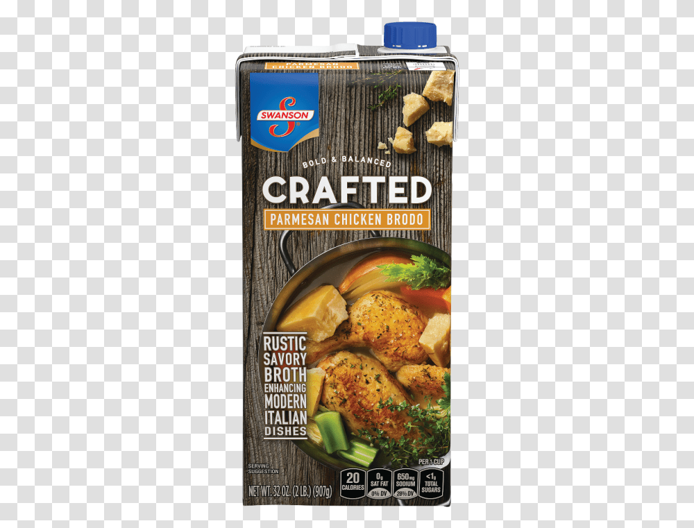 Swanson Crafted Broth, Meal, Food, Dish, Bowl Transparent Png