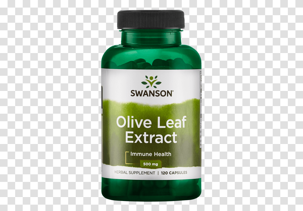 Swanson Olive Leaf Extract Capsules 500 Mg 120 Ct Swanson Red Clover Blossom 430 Mg, Plant, Liquor, Alcohol, Beverage Transparent Png