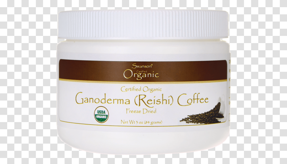 Swanson Organic Reishi Coffee Columbian Cosmetics, Box, Label, Plant Transparent Png