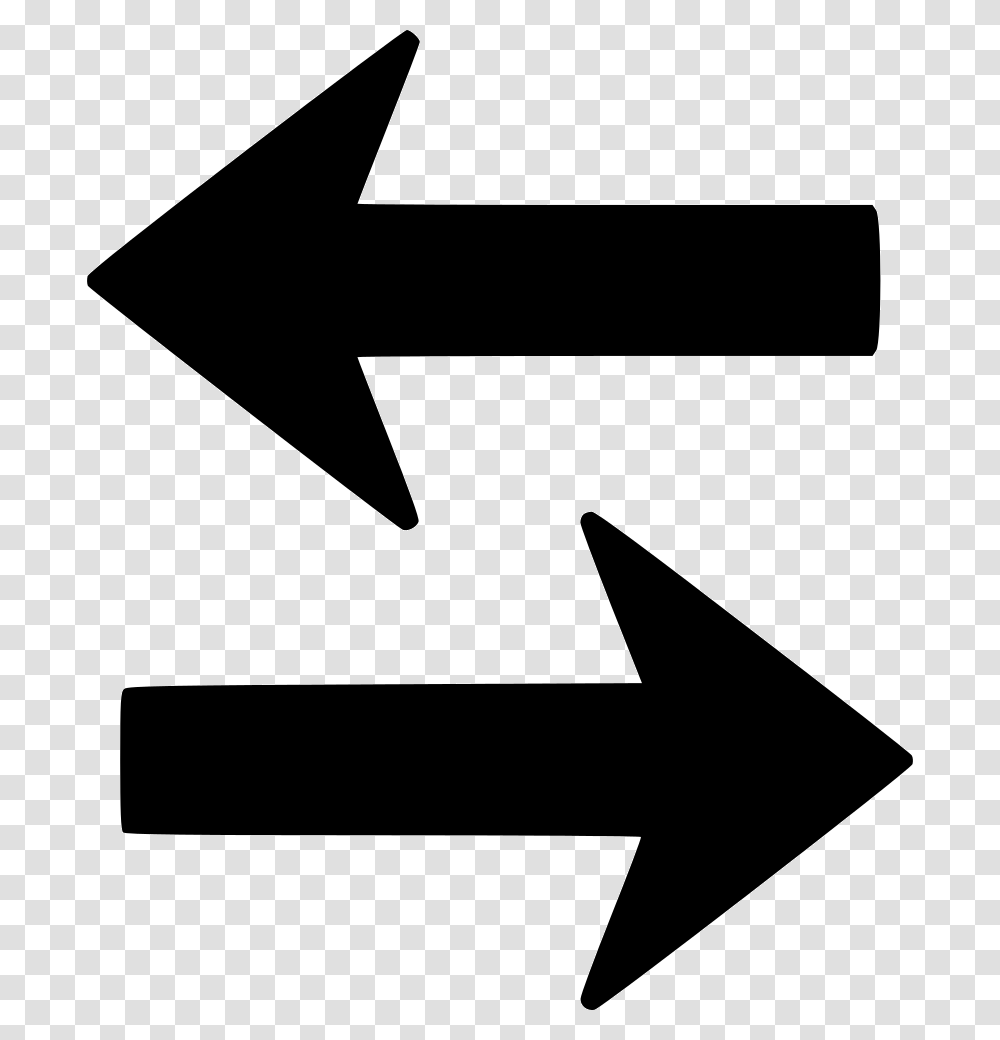 Swap Left Right Swap Arrow, Sign, Star Symbol, Axe Transparent Png