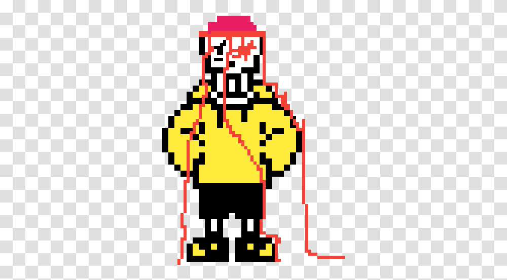 Swapfell Papyrus Pixel Art, Super Mario, Weapon, Weaponry, Pac Man Transparent Png