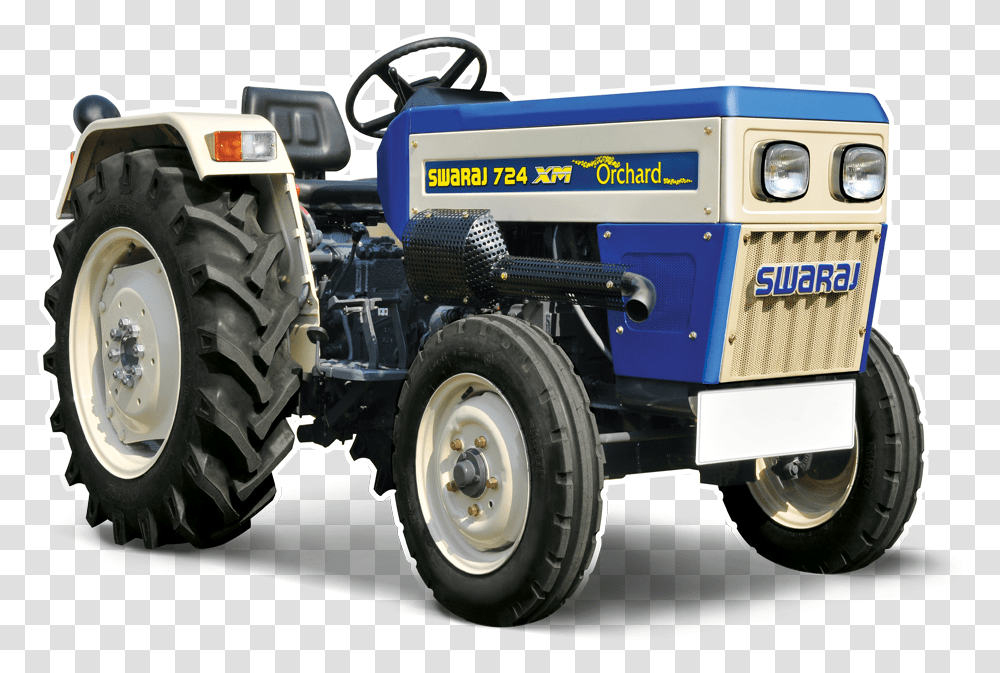 Swaraj 724 Tractor Price, Wheel, Machine, Tire, Transportation Transparent Png