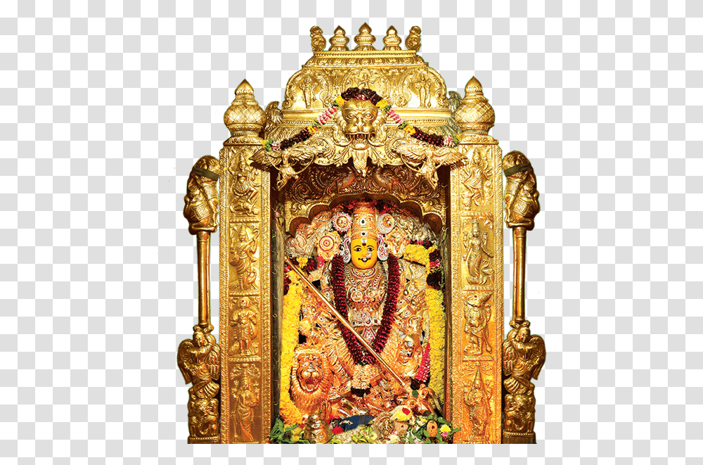 Swarna Kavachalakruta Durga Devi, Architecture, Building, Temple, Altar Transparent Png
