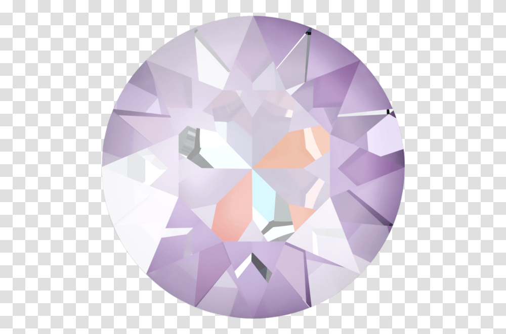 Swarovski 1088 Xirius Chaton Crystal Lavender Delite Swarovski Ag, Diamond, Gemstone, Jewelry, Accessories Transparent Png
