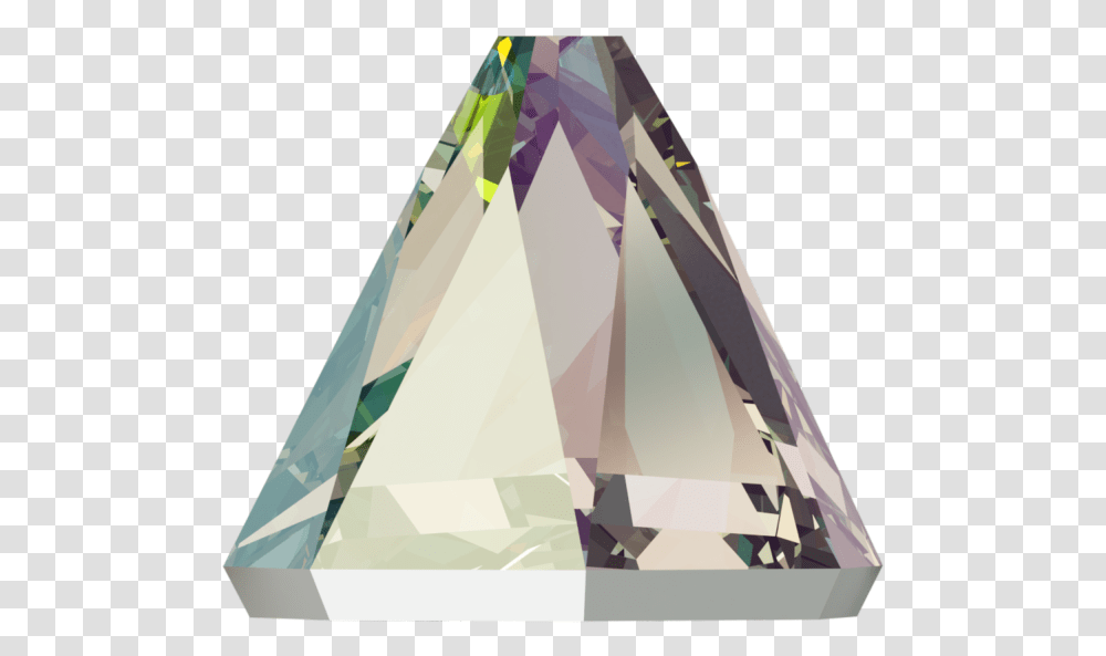 Swarovski 2019 Round Spike Flat Back Black Diamond Pyramid, Crystal, Accessories, Accessory, Gemstone Transparent Png