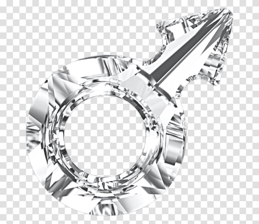 Swarovski 4878 Male Symbol Fancy Stone 30x19mm Crystal Swarovski Ag, Wristwatch, Key, Ring, Jewelry Transparent Png