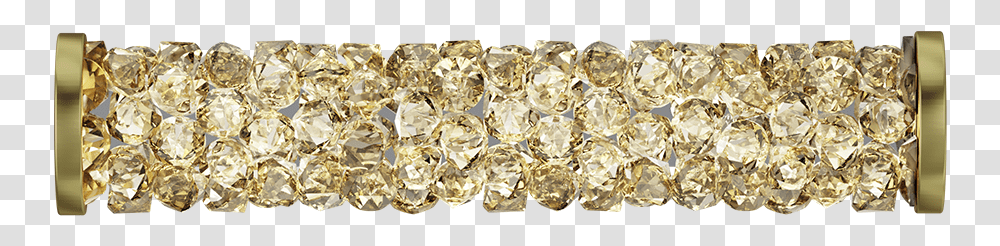 Swarovski 5950 Fine Rocks Tube Bead 30mm Crystal Golden Bling Bling, Diamond, Gemstone, Jewelry, Accessories Transparent Png