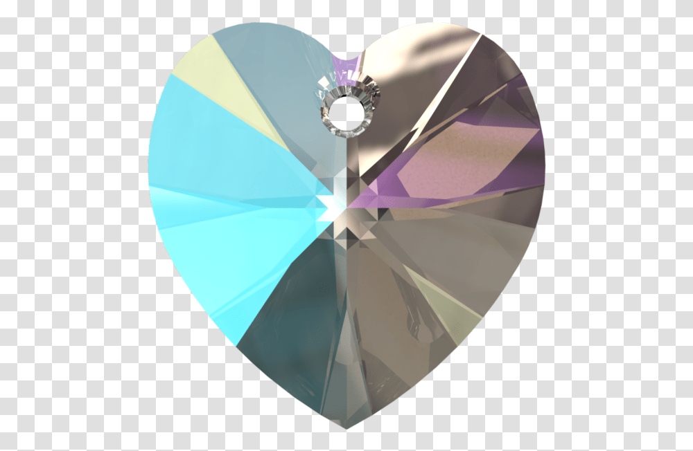 Swarovski 6228 Xilion Heart Pendant Crystal Shimmer Crystal, Gemstone, Jewelry, Accessories, Diamond Transparent Png