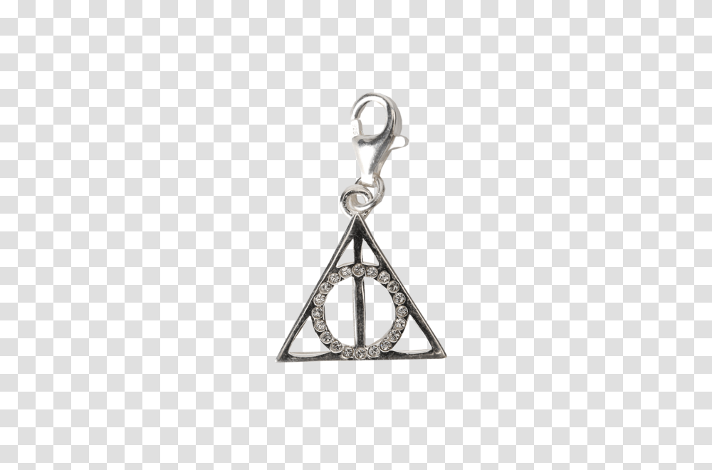 Swarovski Deathly Hallows Clip Charm, Triangle, Earring, Jewelry, Accessories Transparent Png