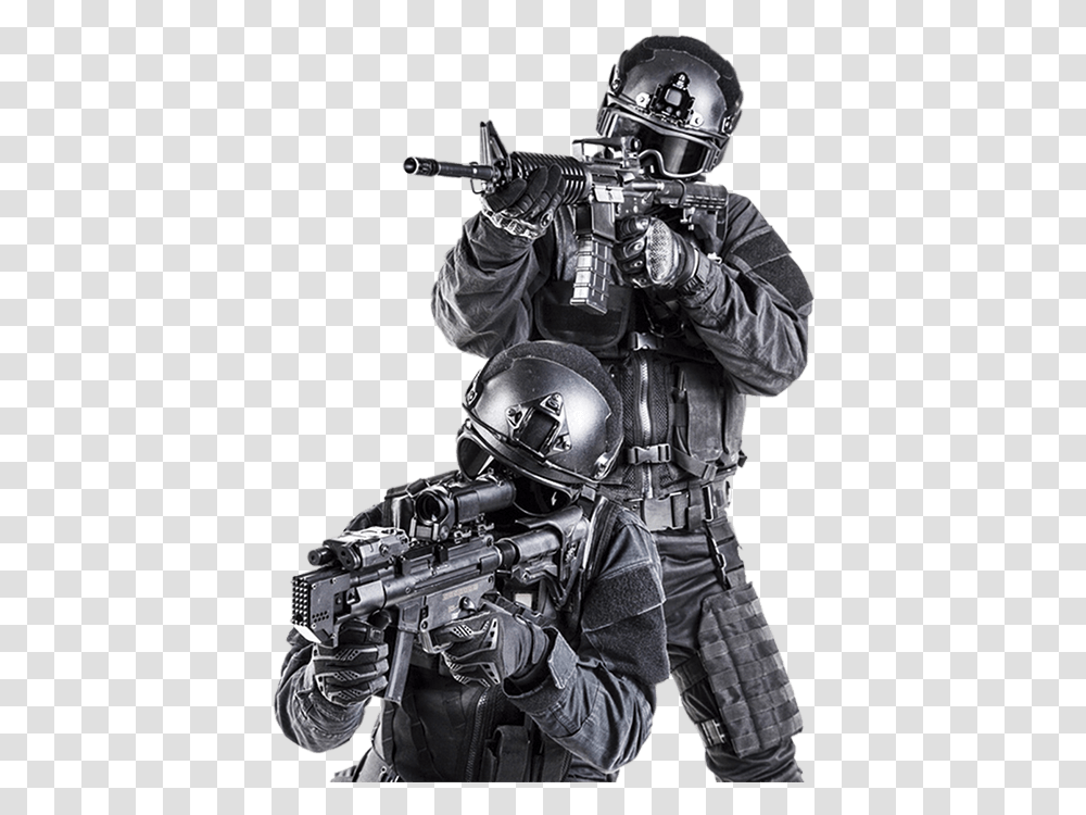 Swat High Quality Image Policia Swat, Helmet, Person, Gun, Weapon Transparent Png