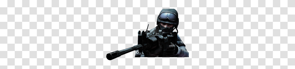 Swat Image, Gun, Weapon, Weaponry, Person Transparent Png