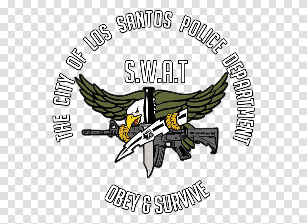 Swat Logo Special Weapons And Tactics Logo, Trademark, Emblem, Security Transparent Png