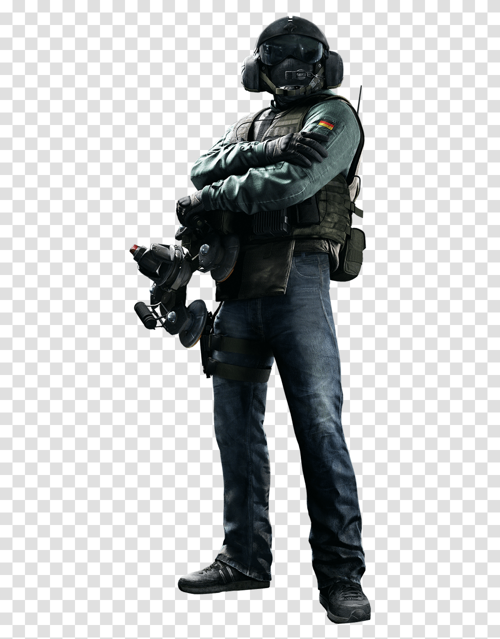 Swat Rainbow Six Siege Jager, Helmet, Apparel, Person Transparent Png