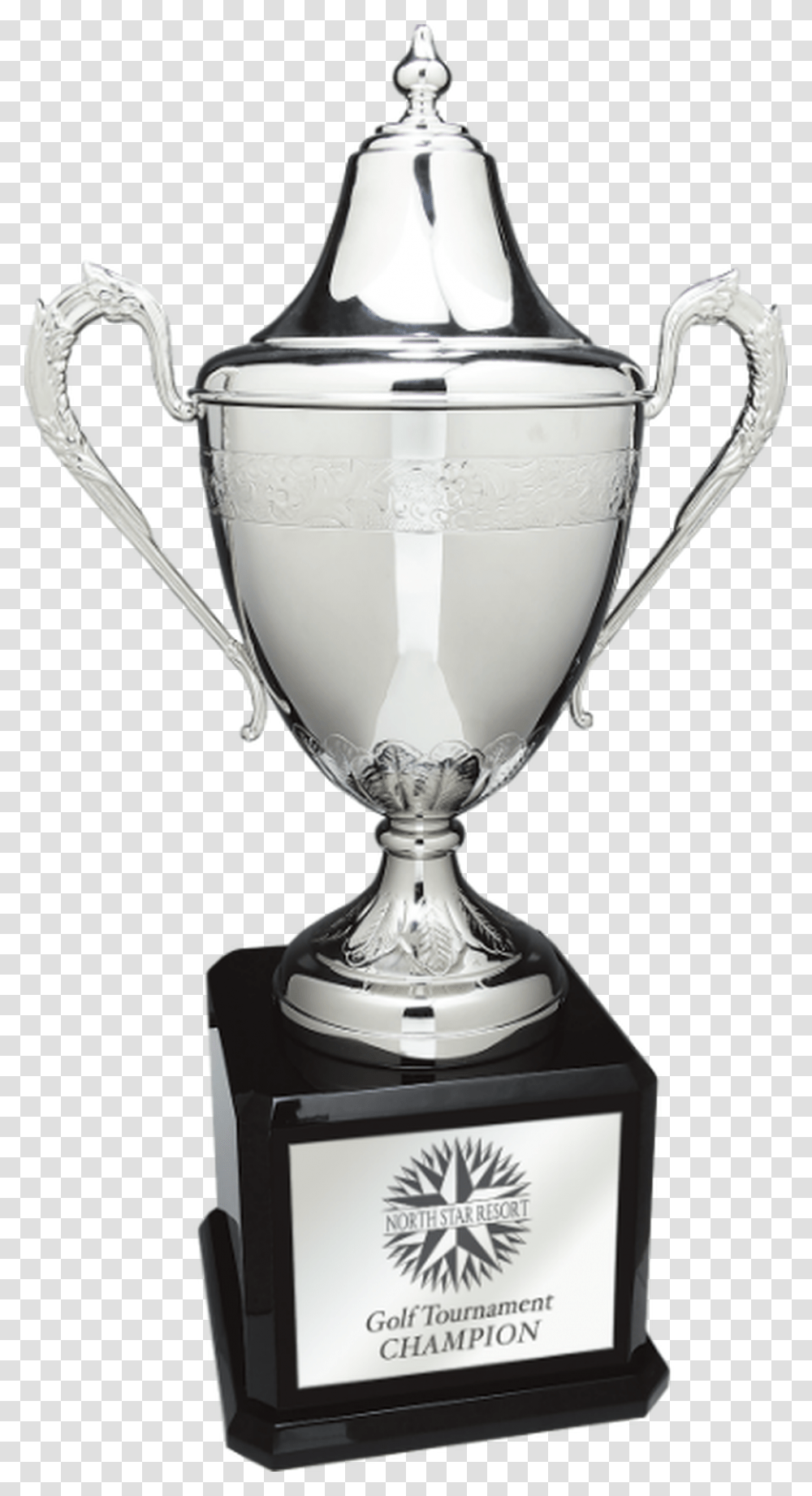 Swatkins Silver Hand Crafted Cup On Black Royal Piano Trophy, Lamp Transparent Png