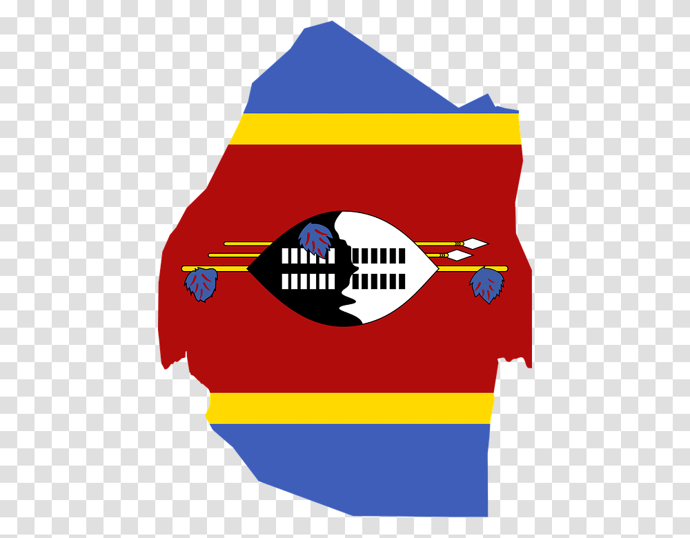 Swaziland Flag Map, Apparel, Leisure Activities, Vest Transparent Png