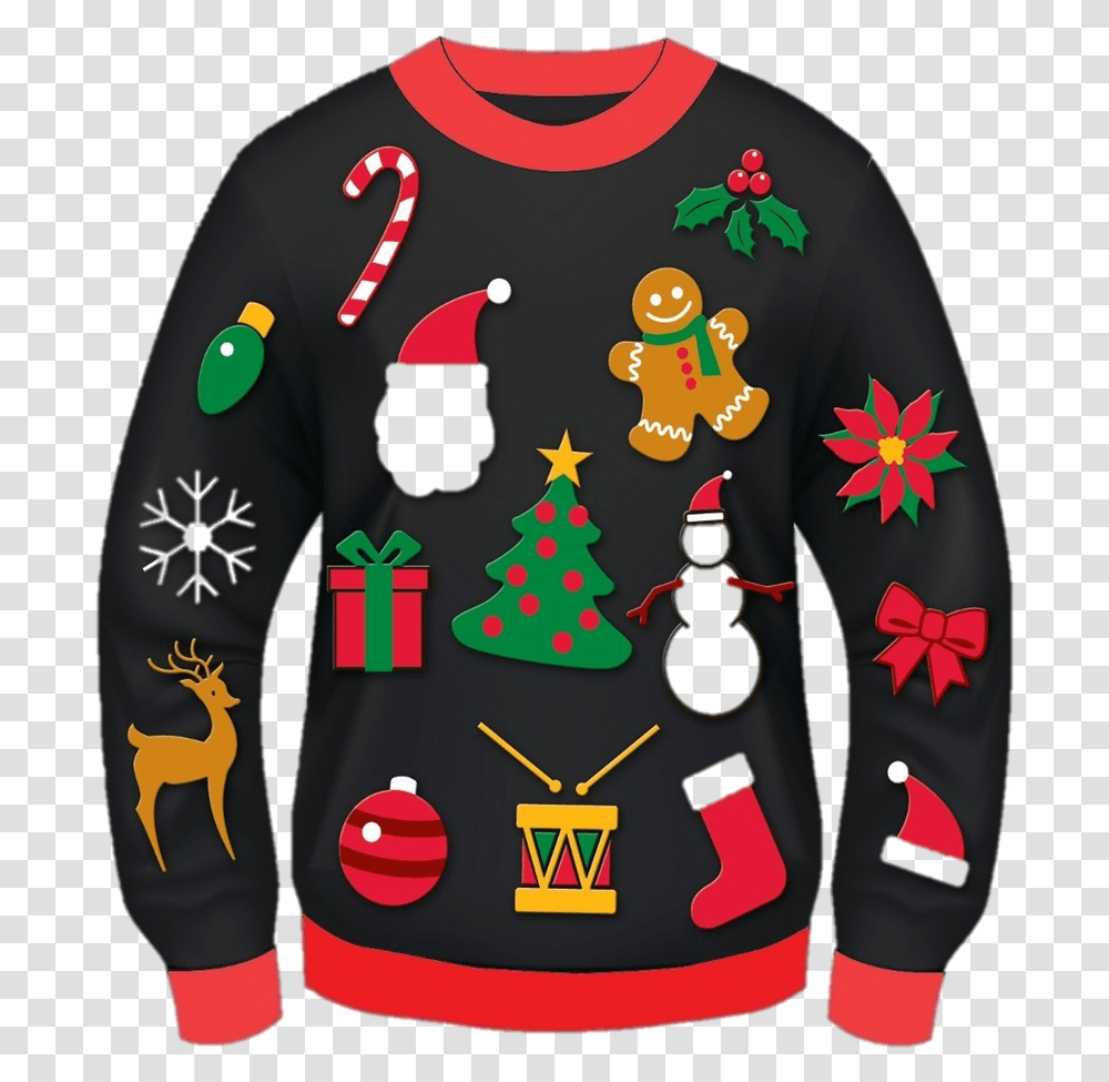 Sweater Photo Ugly Christmas Sweaters Clipart, Tree, Plant, Clothing, Apparel Transparent Png