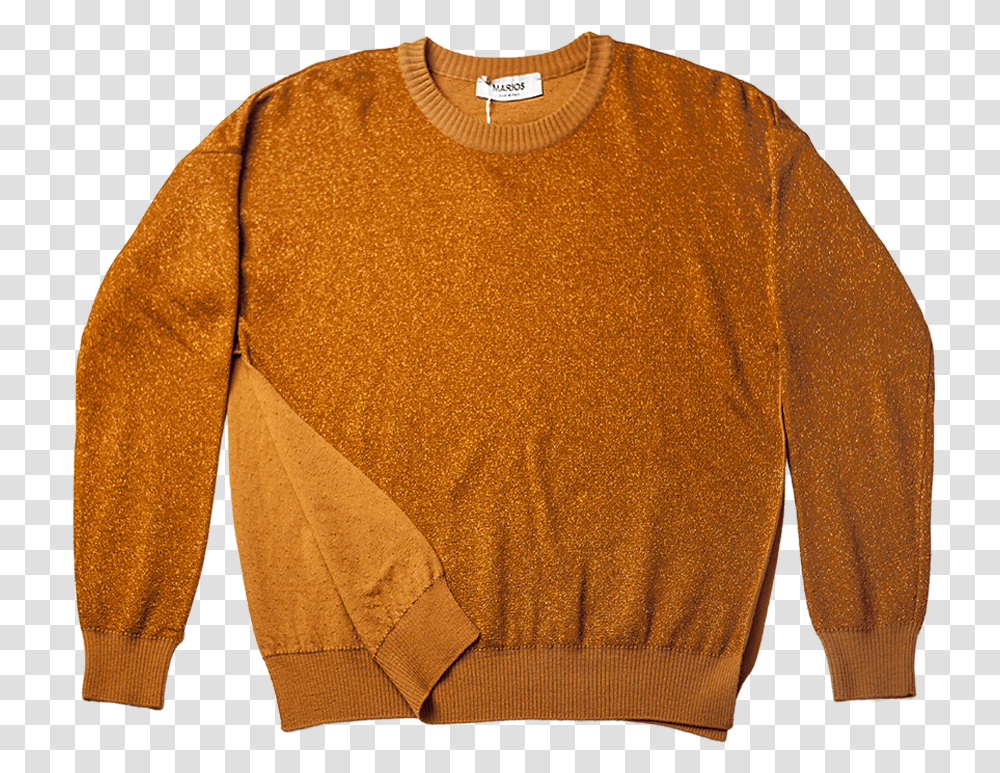 Sweater Side Split Rust Sweater, Apparel, Sweatshirt, Sleeve Transparent Png