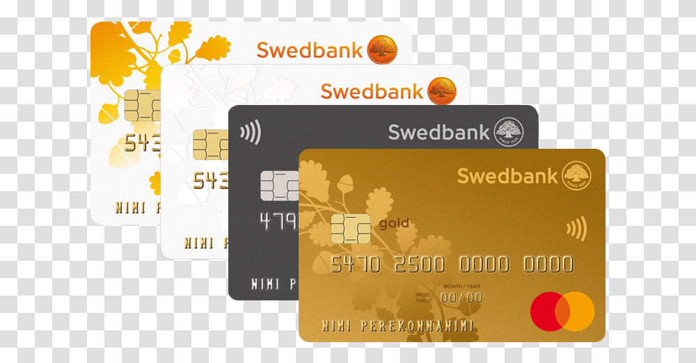 Swedbank, Credit Card Transparent Png