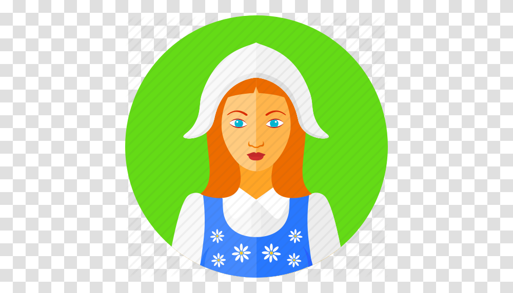 Sweden Clipart Country Woman, Face, Bib Transparent Png