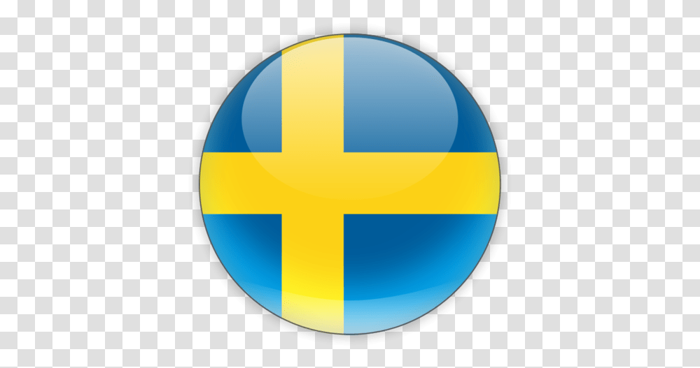 Sweden Flag Round Icon Sweden Round Flag, Sphere, Balloon, Logo Transparent Png