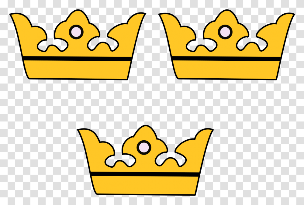 Sweden Greater Arms Three Crowns Three Crowns Of Sweden, Jewelry, Accessories, Accessory Transparent Png