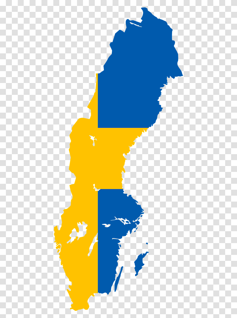 Sweden Map, Light Transparent Png
